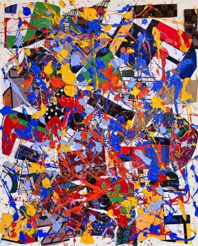 Xiang Weiguang Collage1 80x100cm USD1083 877 Oil Paintings